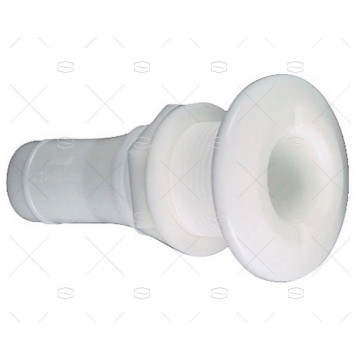 PASACASCO PLASTICO BLANCO 1"1/2