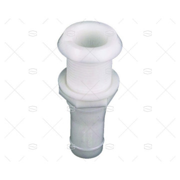 PASACASCO PLASTICO BLANCO 1"1/4