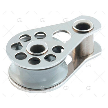 POLEA INOX 316 SIN RODAMIENTO 16 mm FIJACION CUBIERTA ALLEN BROTHERS