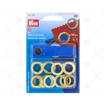 OJAL SURTIDO LATON *(10) PRYM