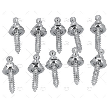 MACHO CHAPA TENAX 16mm LATON CROMADO