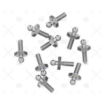 MACHO ROSCA TENAX M4 x 10mm INOX *(10)