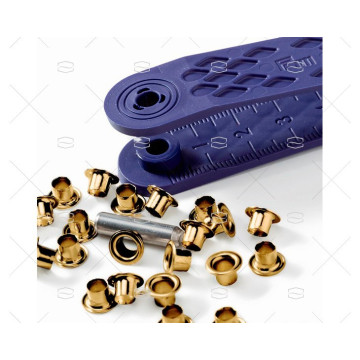 OJAL SURTIDO LATON DORADO 4mm (50) PRYM