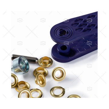 OJAL SURTIDO LATON DORADO 5mm (40) PRYM