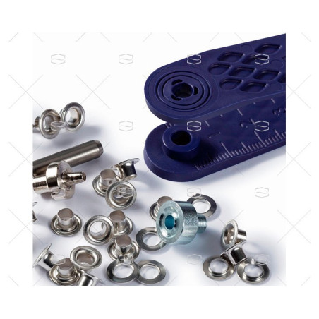 OJAL SURTIDO LATON LACADO NEGRO 8mm (24) PRYM