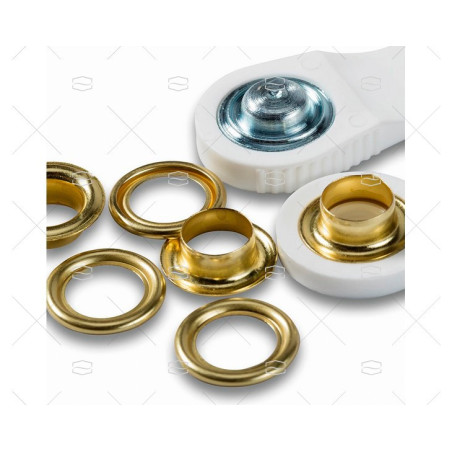 OJAL SURTIDO LATON DORADO 11mm (15) PRYM