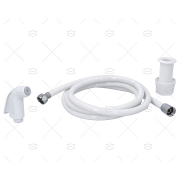 KIT DUCHA CON TUBO DE 2m + SOPORTE