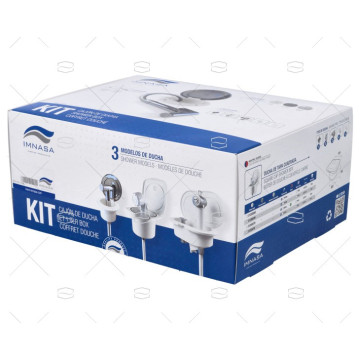 KIT DUCHA CON TUBO DE 4m + SOPORTE