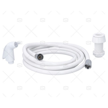 KIT DUCHA CON TUBO DE 3m + SOPORTE