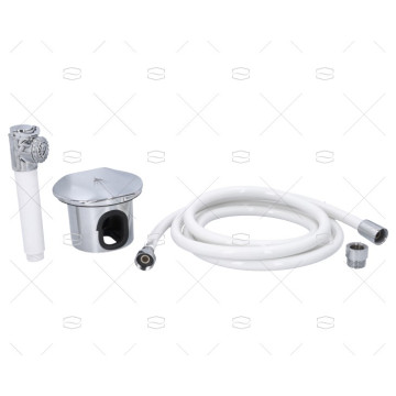 KIT DUCHA INOX TUBO DE 2