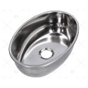 FREGADERO OVALADO INOX CAN