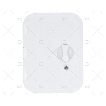 TAPA 280x375mm BLANCA C/LLAVE