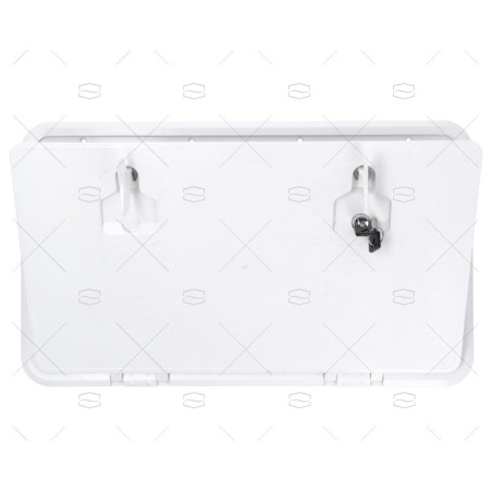 TAPA REGISTRO BLANCA CON LLAVE 600 x 350 mm