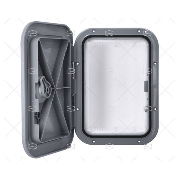 TAPA 375x280mm GRIS C/CAJON