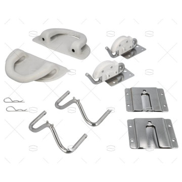 SOPORTE ELEVADOR NEUMATICAS ( BASE DESM. BASE DESMONTABLE PARA REF. 40250130 GANCHO CON PLATINA PARA REF. 40250130