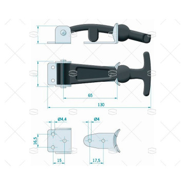 CIERRE INOX 304 GOMA ROCA MARIN EQUIPMENT