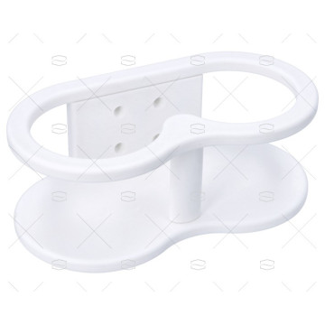 SOPORTE PLASTICO PARA DOS VASOS MOD. C