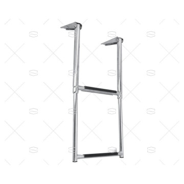 ESCALERA TELESCOPICA INOX WIDE STEP