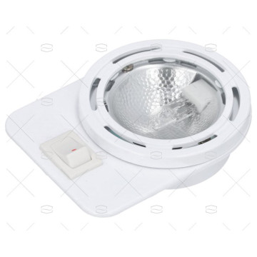 PLAFON HALOGENO 12V CON INTERRUPTOR