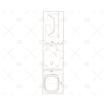 LUZ NAVEGACION DE TOPE LED BLANCA 9-33V