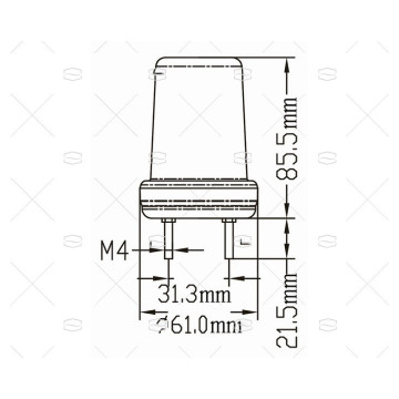 LUZ TRICOLOR LED 12V