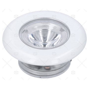 LUZ LED PVC 8-30V EMPOTRABLE BLANCO/INOX