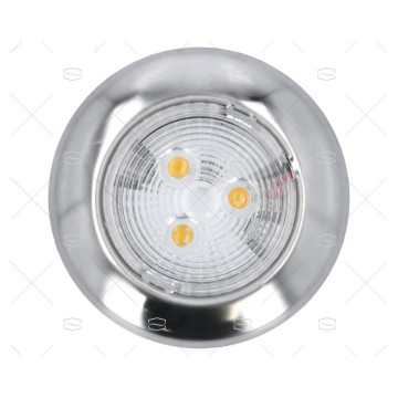 PLAFON REDONDO DE SUPERFICIE LED 12V INOX-304