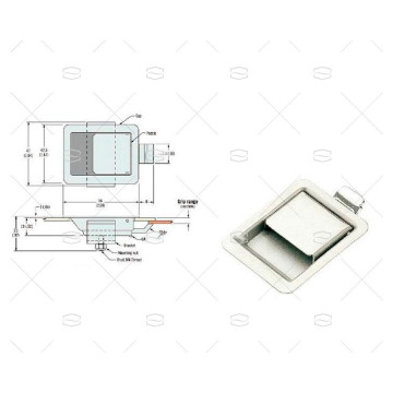 CIERRE DE PALETA INOX OEM 64-10-113-50 SOUTHCO