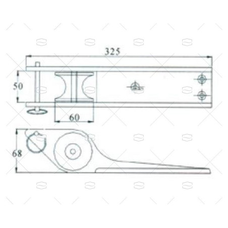 PUNTERA DE FUNDICION 325mm INOX