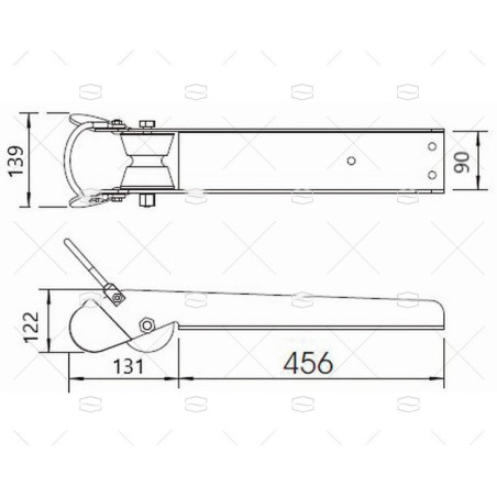 PUNTERA INOX SS 304 456mm