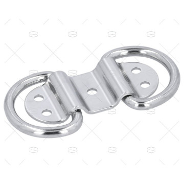 PLATINA C/ANILLA INOX SS 304 76X32mm