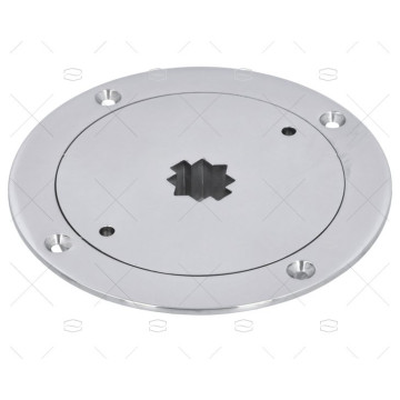 TAPA REGISTRO INOX 142mm