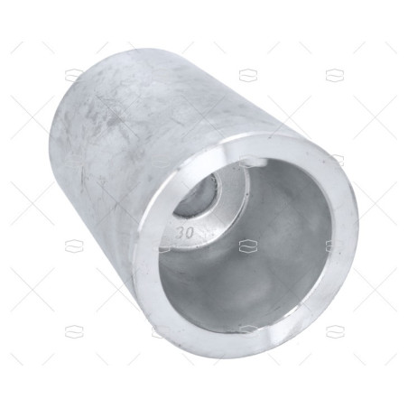 ANODO ZINC PUNTA EJE 30mm RADICE