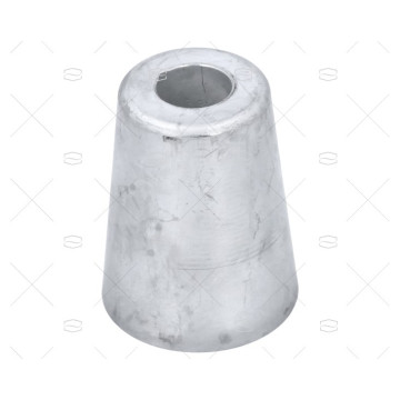 ANODO ZINC PUNTA EJE 40mm CHAVETEADO