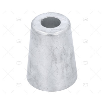 ANODO ZINC PUNTA EJE 40mm CHAVETEADO