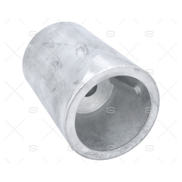 ANODO ZINC PUNTA EJE 45mm CHAVETEADO