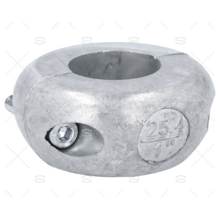 ANODO ZINC COLLARIN 1" PLANO