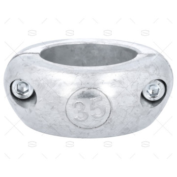 ANODO ZINC COLLARIN 35mm PLANO