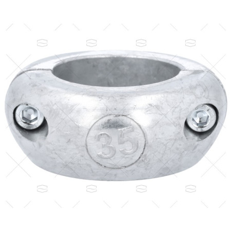 ANODO ZINC COLLARIN 35mm PLANO