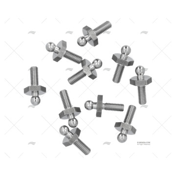 MACHO ROSCA TENAX M4 x 10mm INOX *(10)