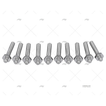 MACHO ROSCA TENAX M5 x 25mm INOX *(10) LOXX