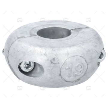 ANODO ZINC COLLARIN 19mm PLANO