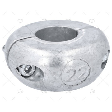 ANODO ZINC COLLARIN 22mm PLANO