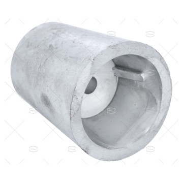 ANODO ZINC PUNTA EJE 50mm CHAVETEADO