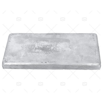 ANODO ZINC PLACA CALENTADOR 300x150x22mm