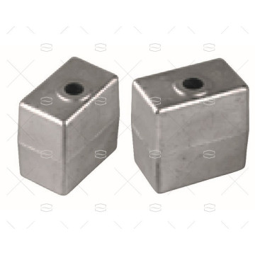 ANODO ALUMINIO OMC 40x40mm TECNOSEAL