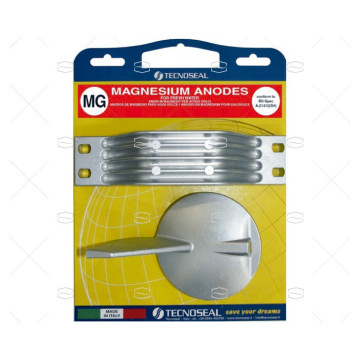 KIT ANODOS MAGNESIO YAMAHA 150-200HP CR TECNOSEAL