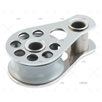 POLEA INOX 316 SIN RODAMIENTO 16 mm FIJACION CUBIERTA ALLEN BROTHERS