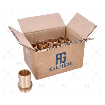 ENTRONQUE BRONCE 1"1/4x40mm GUIDI (12)