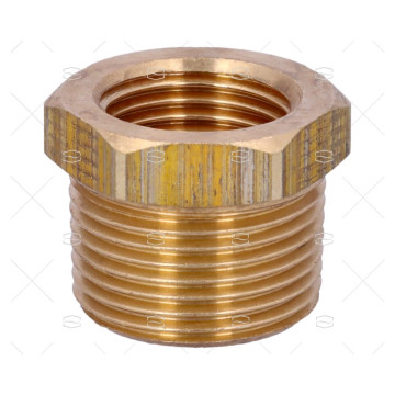 REDUCCION BRONCE M-H 3/4"-1/2" GUIDI REDUCCION BRONCE M-H 3/4"-1/2" GUIDI (20